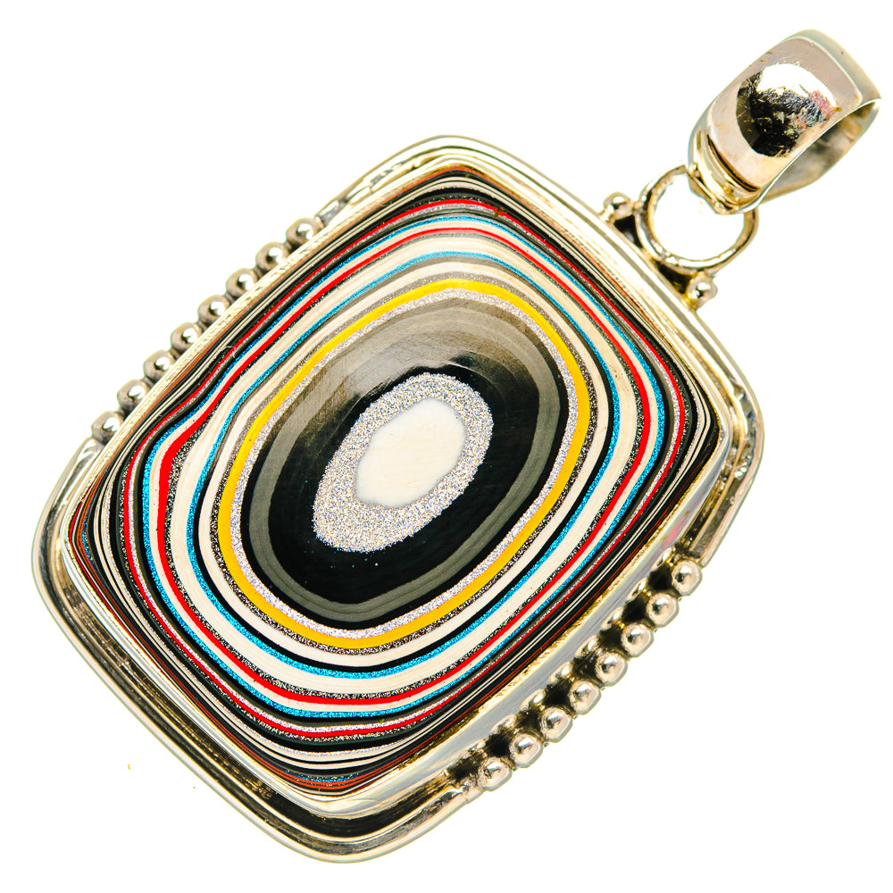 Fordite Pendants handcrafted by Anasilvercos - PD27306 - Photo 2