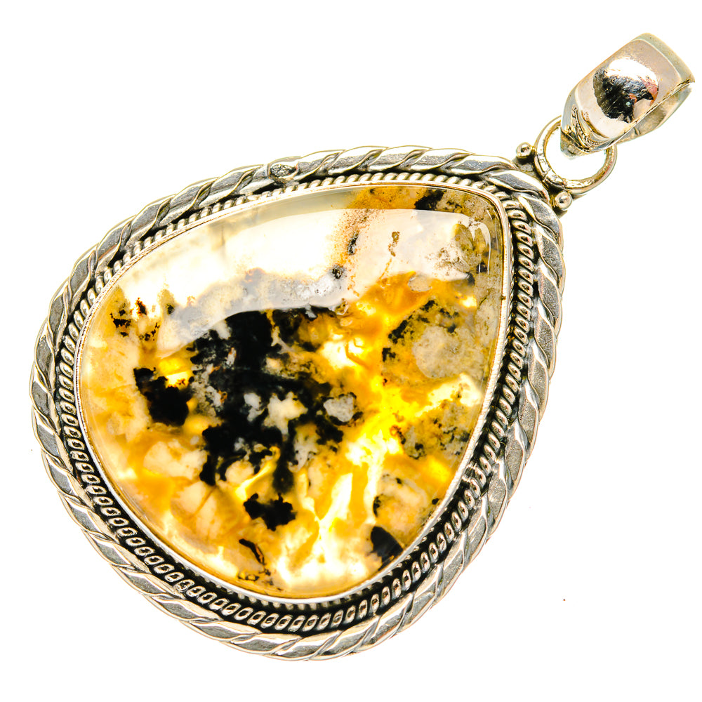 Plume Agate Pendants handcrafted by Anasilvercos - PD27322 - Photo 2