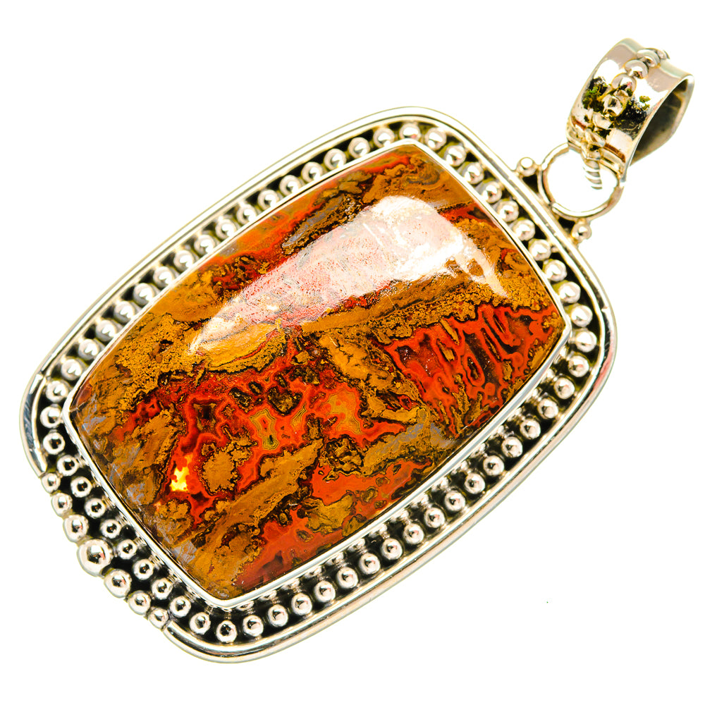 Moroccan Agate Pendants handcrafted by Anasilvercos - PD27327 - Photo 2