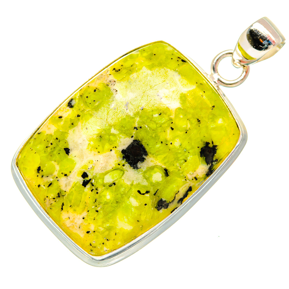 African Green Opal Pendants handcrafted by Anasilvercos - PD27329 - Photo 2