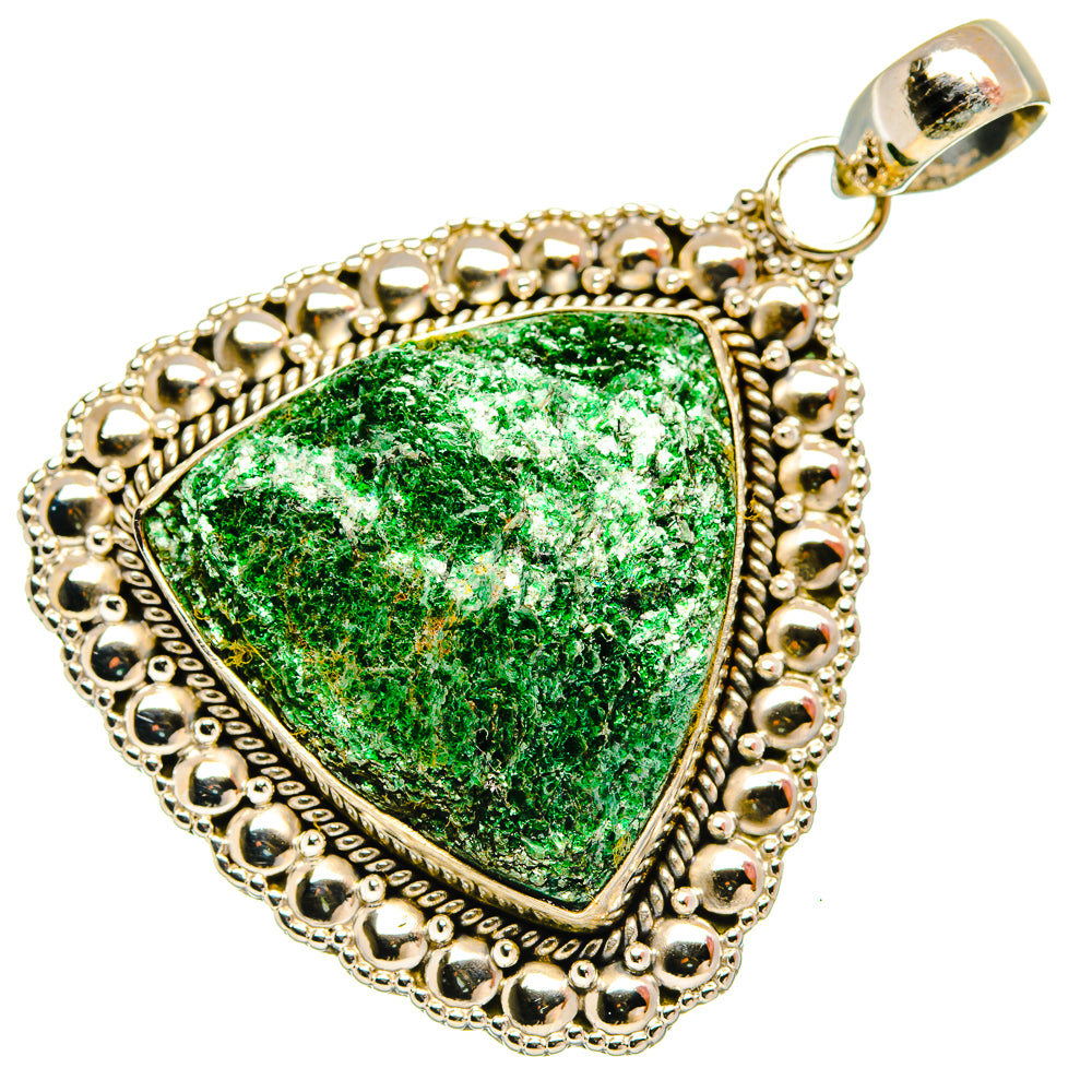 Green Fuchsite Pendants handcrafted by Anasilvercos - PD27336 - Photo 2