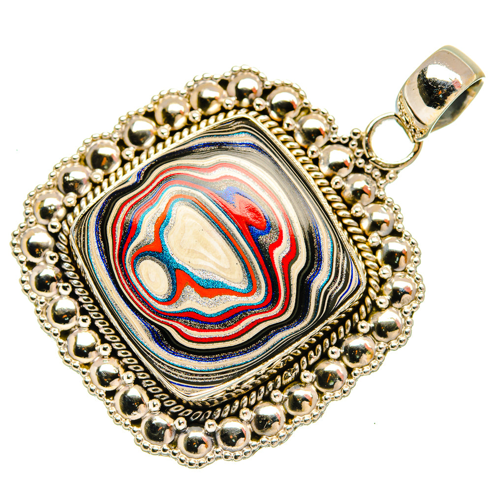 Fordite Pendants handcrafted by Anasilvercos - PD27350 - Photo 2