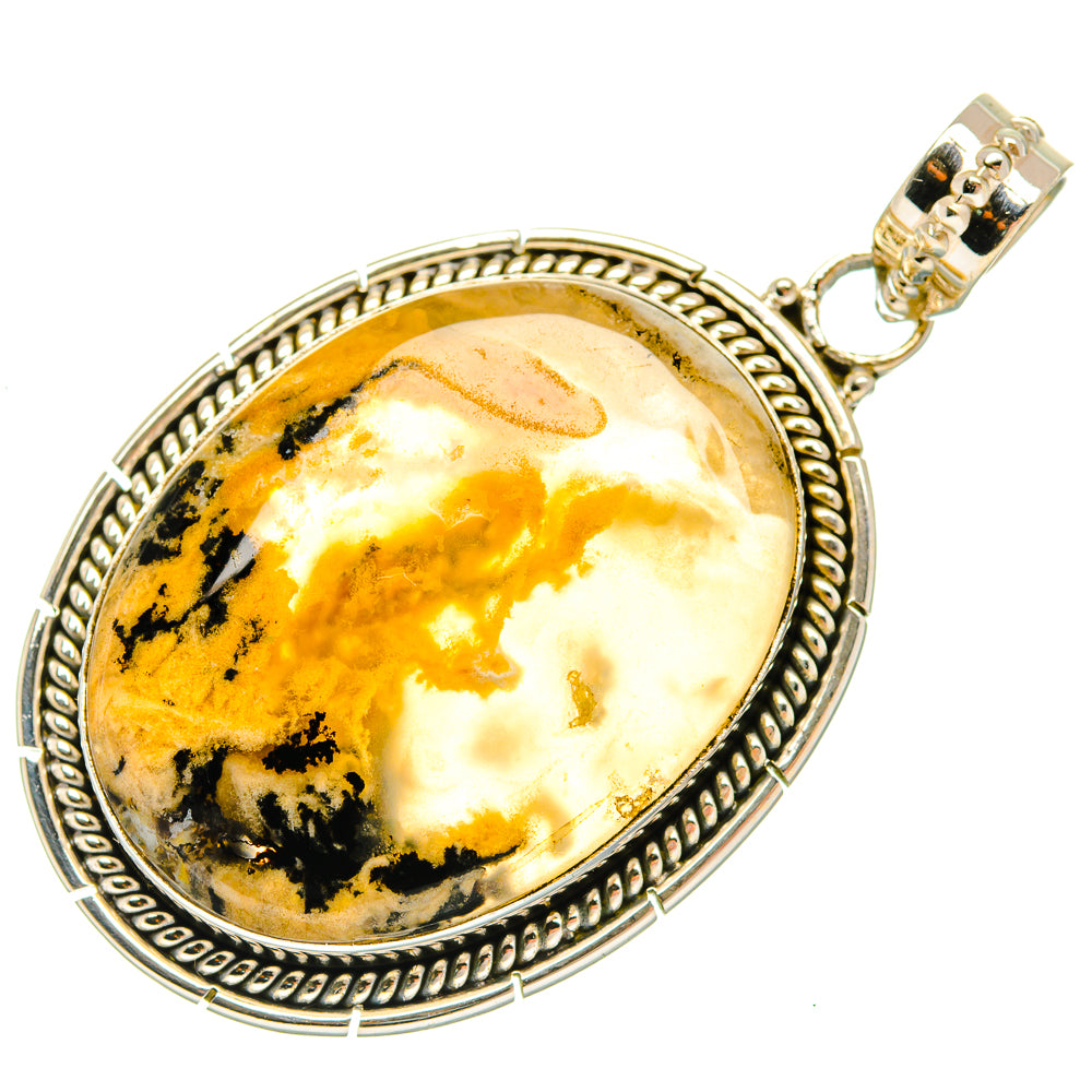 Plume Agate Pendants handcrafted by Anasilvercos - PD27357 - Photo 2