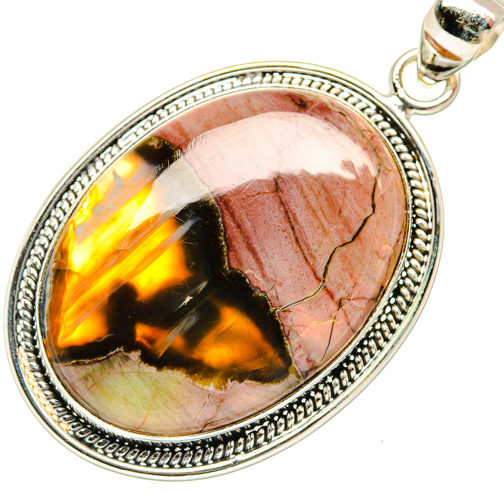 Butterfly Jasper Pendants handcrafted by Anasilvercos - PD27359 - Photo 2