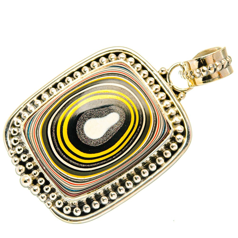 Fordite Pendants handcrafted by Anasilvercos - PD27380 - Photo 2