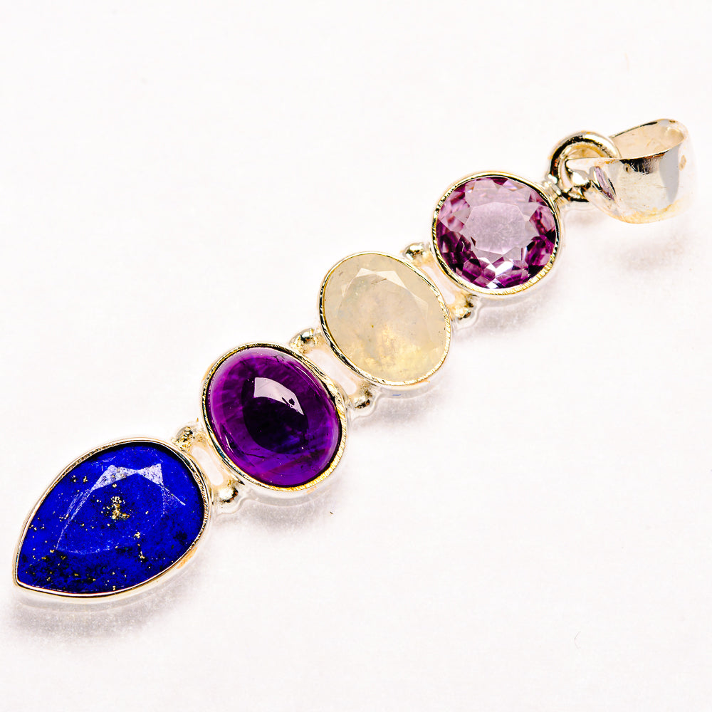 Lapis Lazuli Pendants handcrafted by Anasilvercos - PD27398 - Photo 2