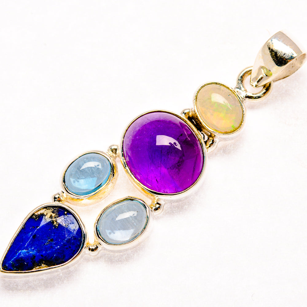 Lapis Lazuli Pendants handcrafted by Anasilvercos - PD27403 - Photo 2