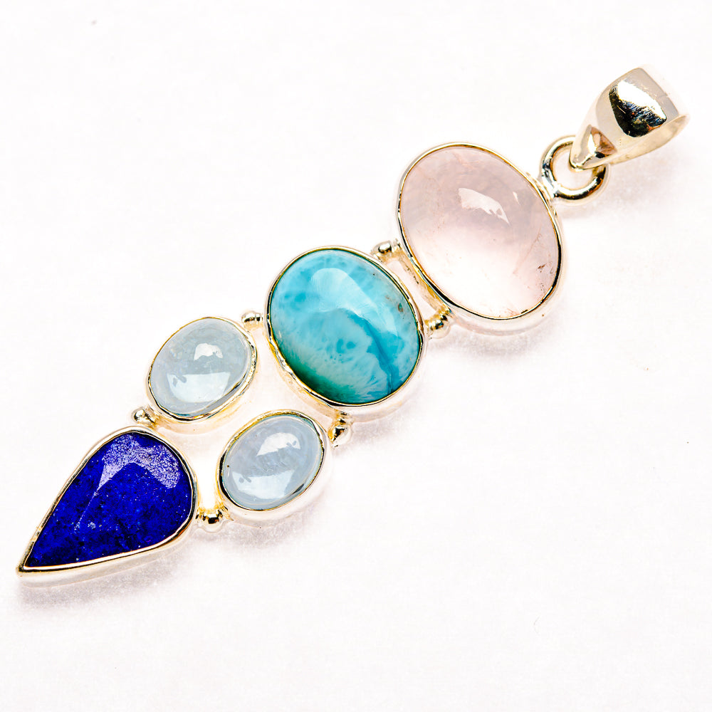 Rainbow Moonstone Pendants handcrafted by Anasilvercos - PD27411 - Photo 2