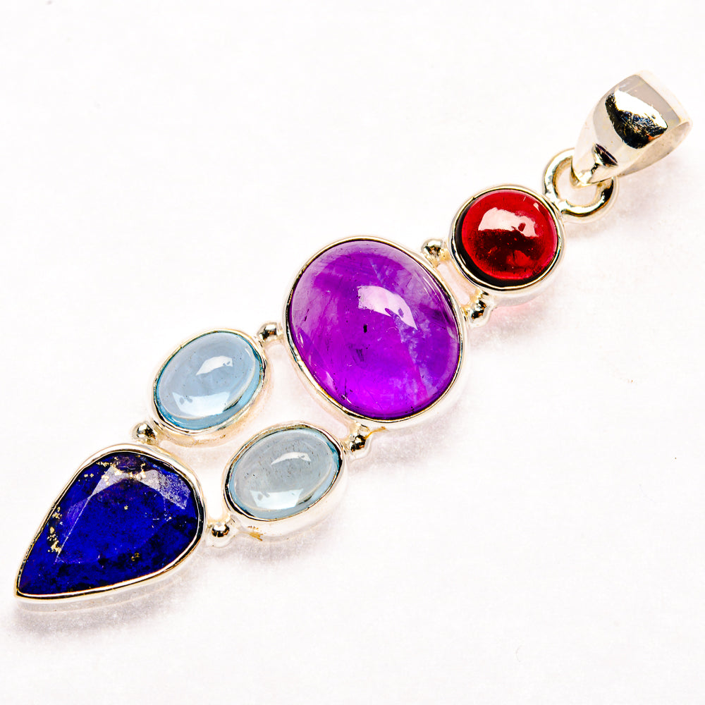 Amethyst Pendants handcrafted by Anasilvercos - PD27414 - Photo 2