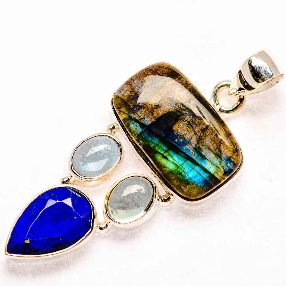 Labradorite Pendants handcrafted by Anasilvercos - PD27418 - Photo 2