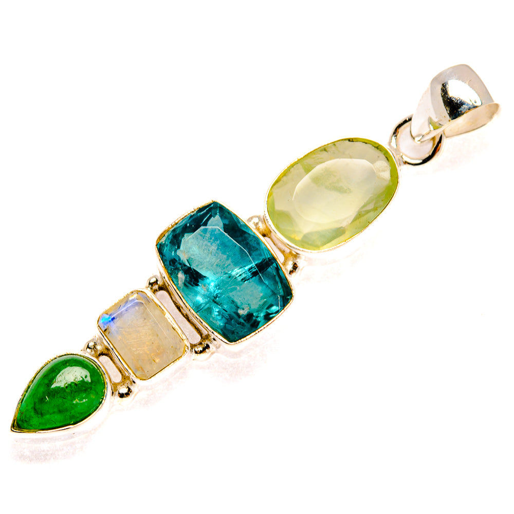 Prehnite Pendants handcrafted by Anasilvercos - PD27422 - Photo 2