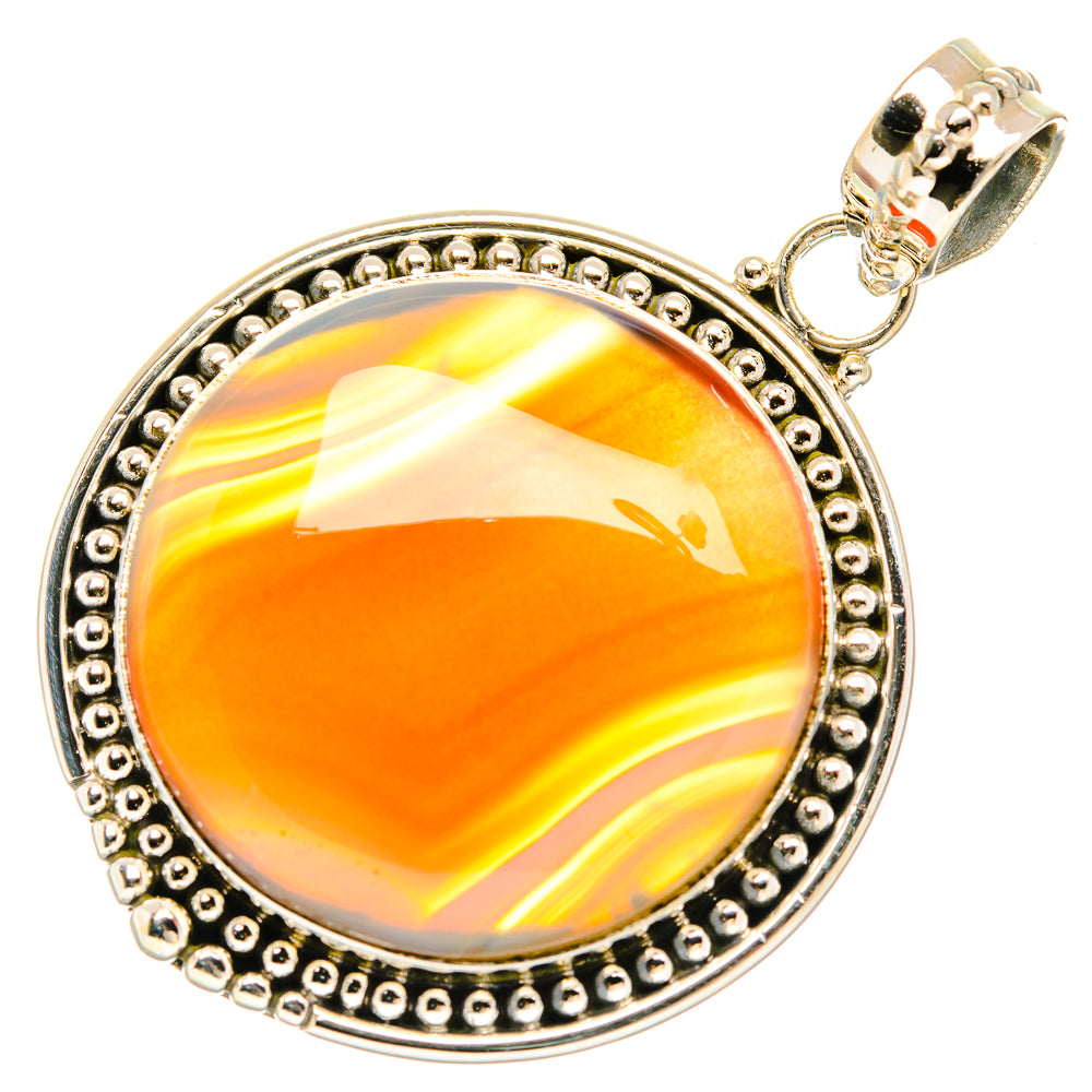 Botswana Agate Pendants handcrafted by Anasilvercos - PD27428 - Photo 2