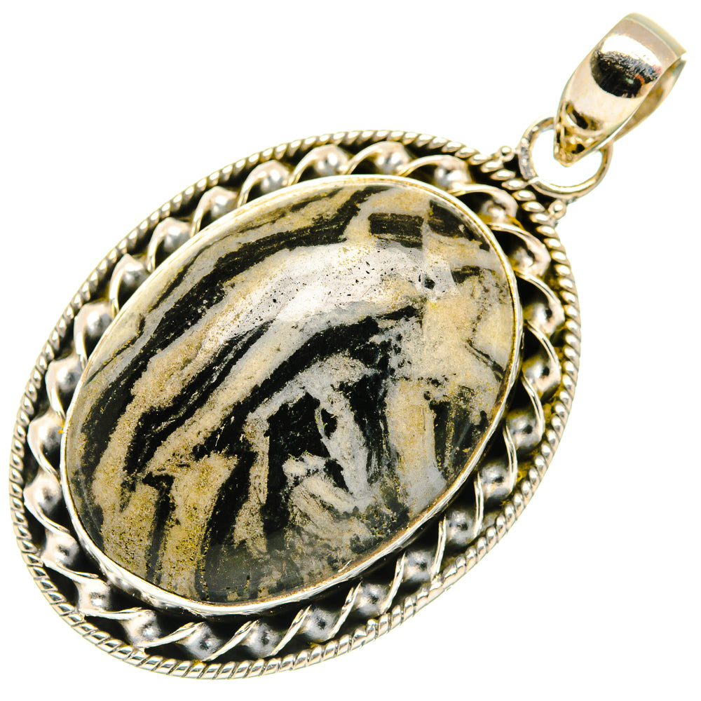 Pinolith Jasper Pendants handcrafted by Anasilvercos - PD27441 - Photo 2