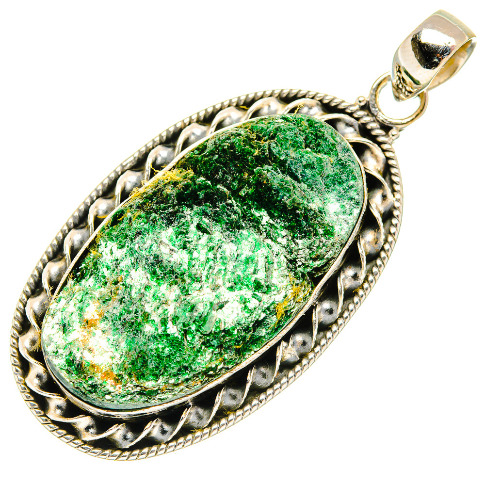 Ruby Fuchsite Pendants handcrafted by Anasilvercos - PD27449 - Photo 2