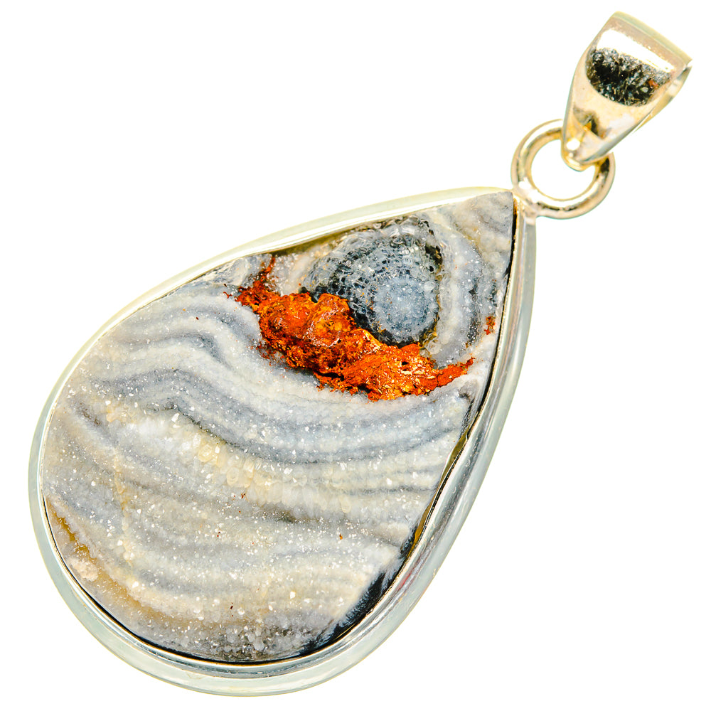 Desert Druzy Pendants handcrafted by Anasilvercos - PD27450 - Photo 2