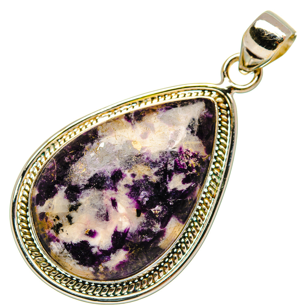 Lepidolite Pendants handcrafted by Anasilvercos - PD27458 - Photo 2