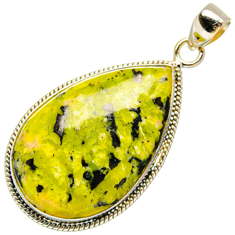 African Green Opal Pendants handcrafted by Anasilvercos - PD27461 - Photo 2