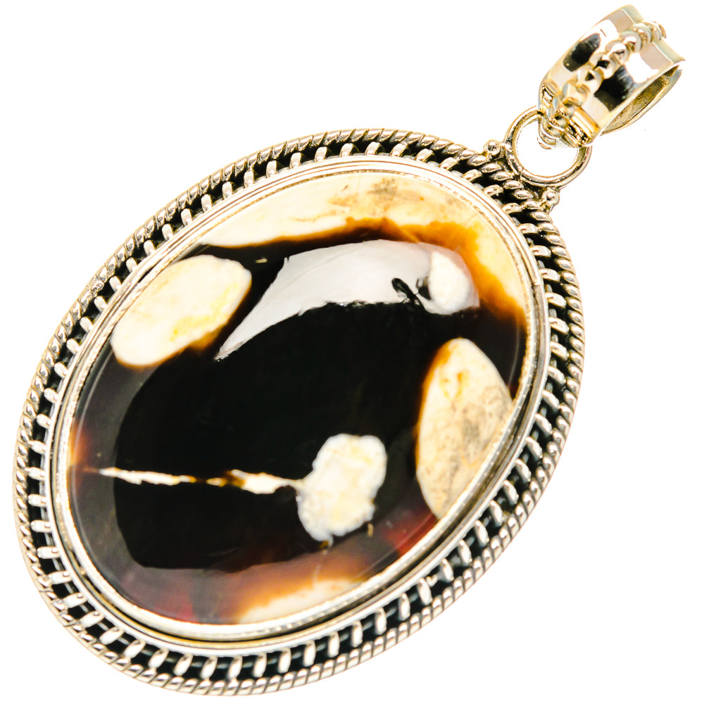 Peanut Wood Jasper Pendants handcrafted by Anasilvercos - PD27463 - Photo 2