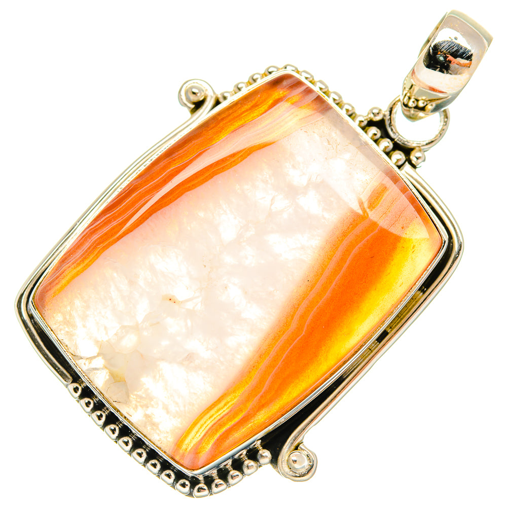Botswana Agate Pendants handcrafted by Anasilvercos - PD27469 - Photo 2