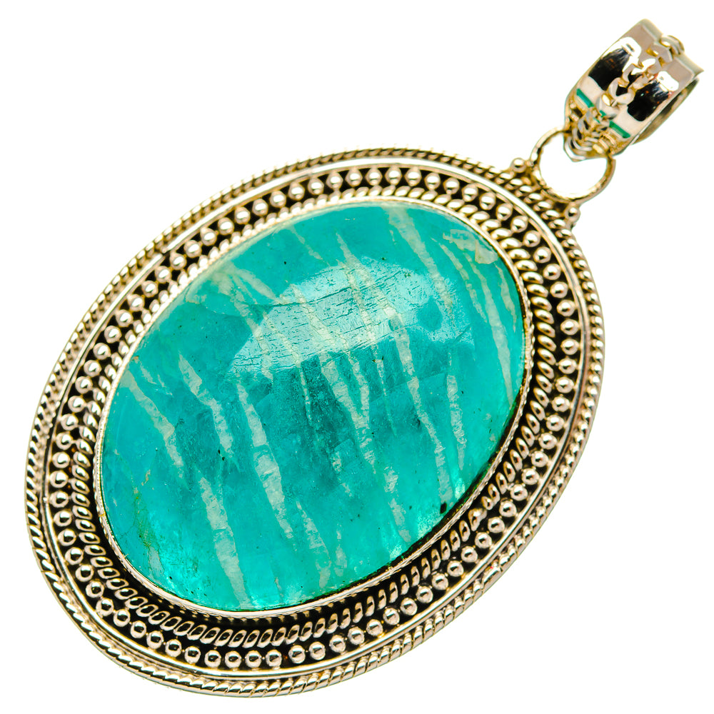 Amazonite Pendants handcrafted by Anasilvercos - PD27482 - Photo 2