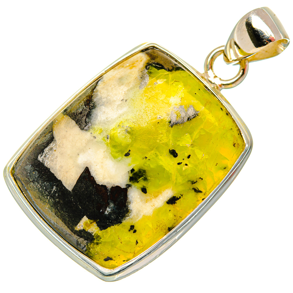 African Green Opal Pendants handcrafted by Anasilvercos - PD27487 - Photo 2