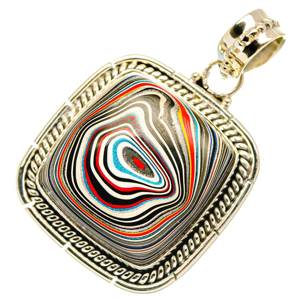 Fordite Pendants handcrafted by Anasilvercos - PD27494 - Photo 2