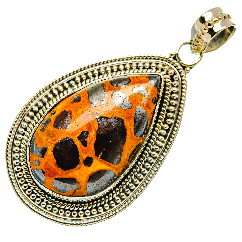 Bauxite Pendants handcrafted by Anasilvercos - PD27502 - Photo 2