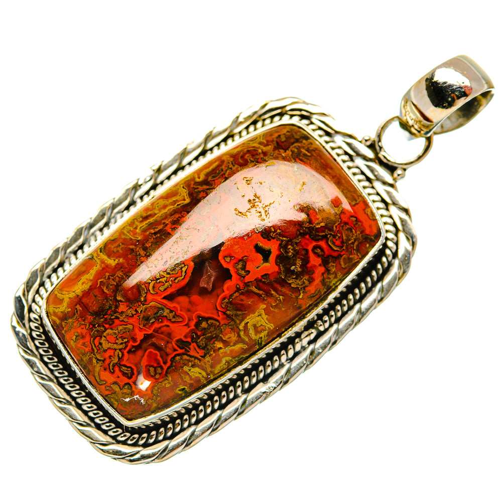 Moroccan Agate Pendants handcrafted by Anasilvercos - PD27514 - Photo 2