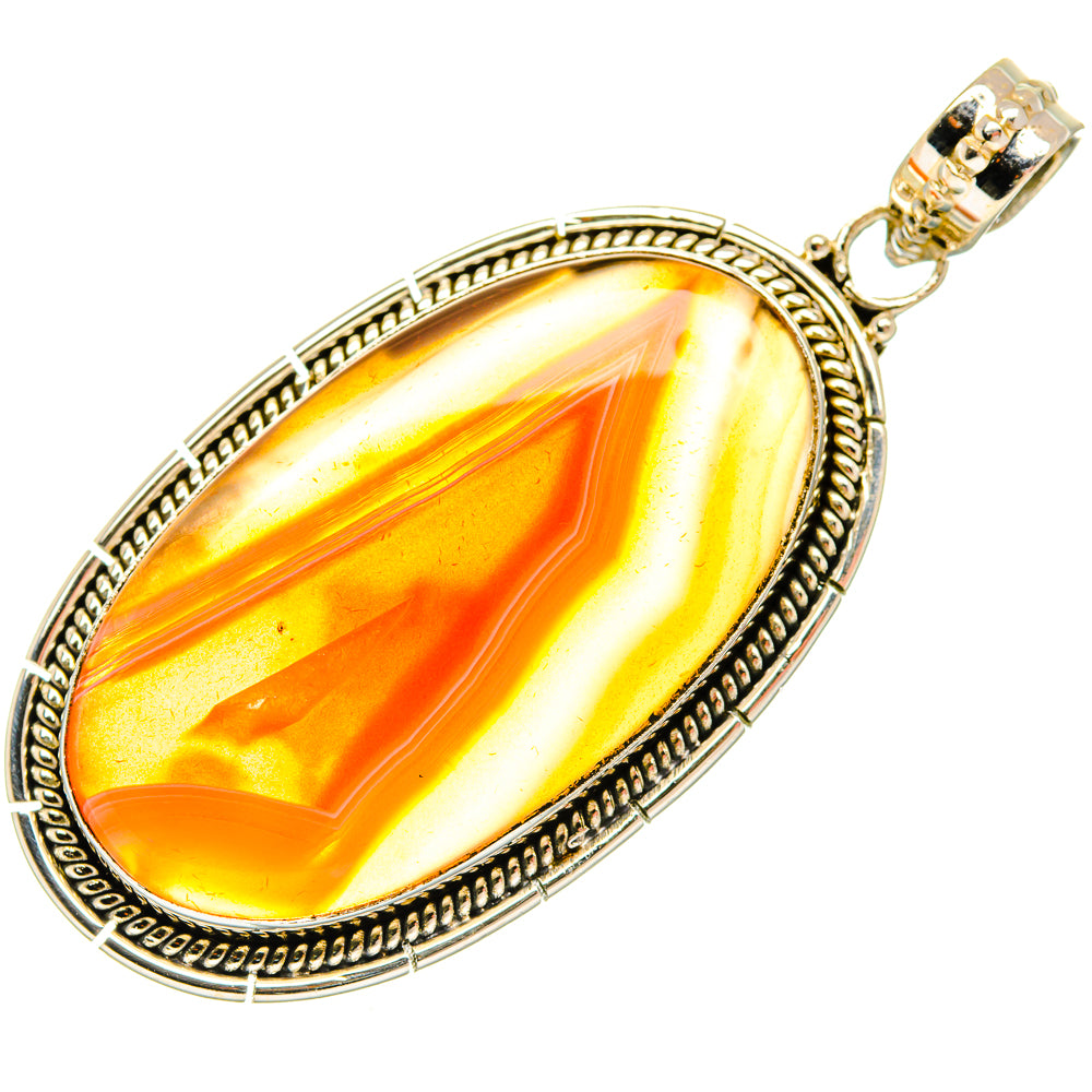 Botswana Agate Pendants handcrafted by Anasilvercos - PD27520 - Photo 2
