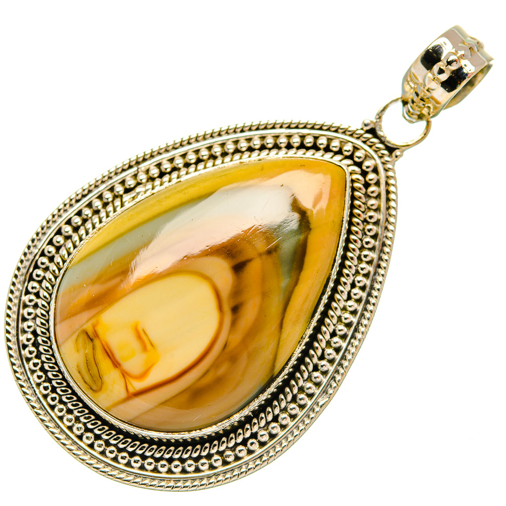 Polychrome Jasper Pendants handcrafted by Anasilvercos - PD27543 - Photo 2