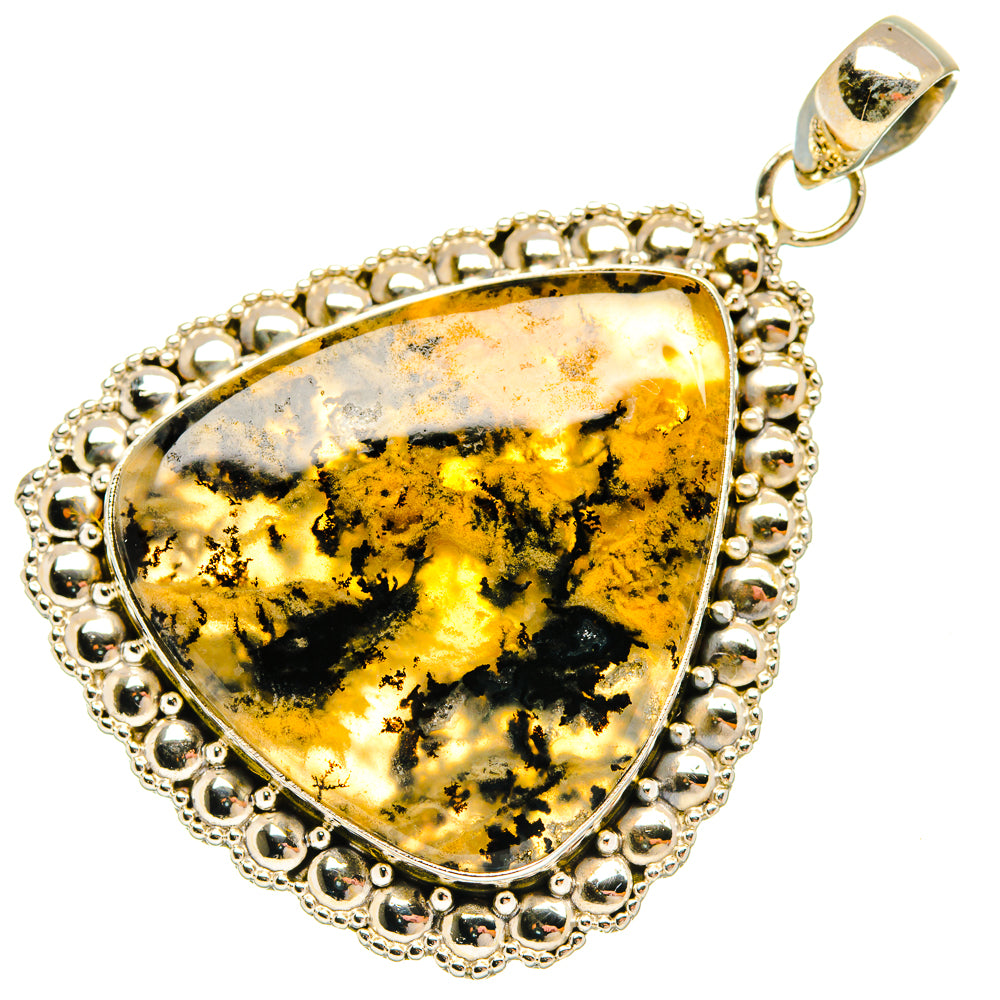 Plume Agate Pendants handcrafted by Anasilvercos - PD27547 - Photo 2