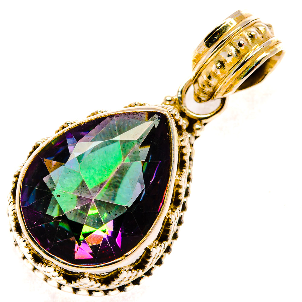 Mystic Topaz Pendants handcrafted by Anasilvercos - PD27549 - Photo 2