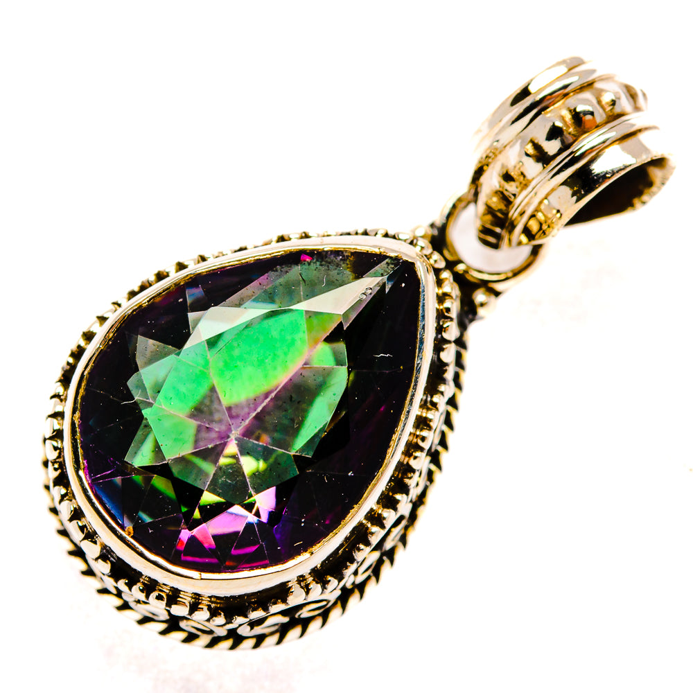 Mystic Topaz Pendants handcrafted by Anasilvercos - PD27550 - Photo 2