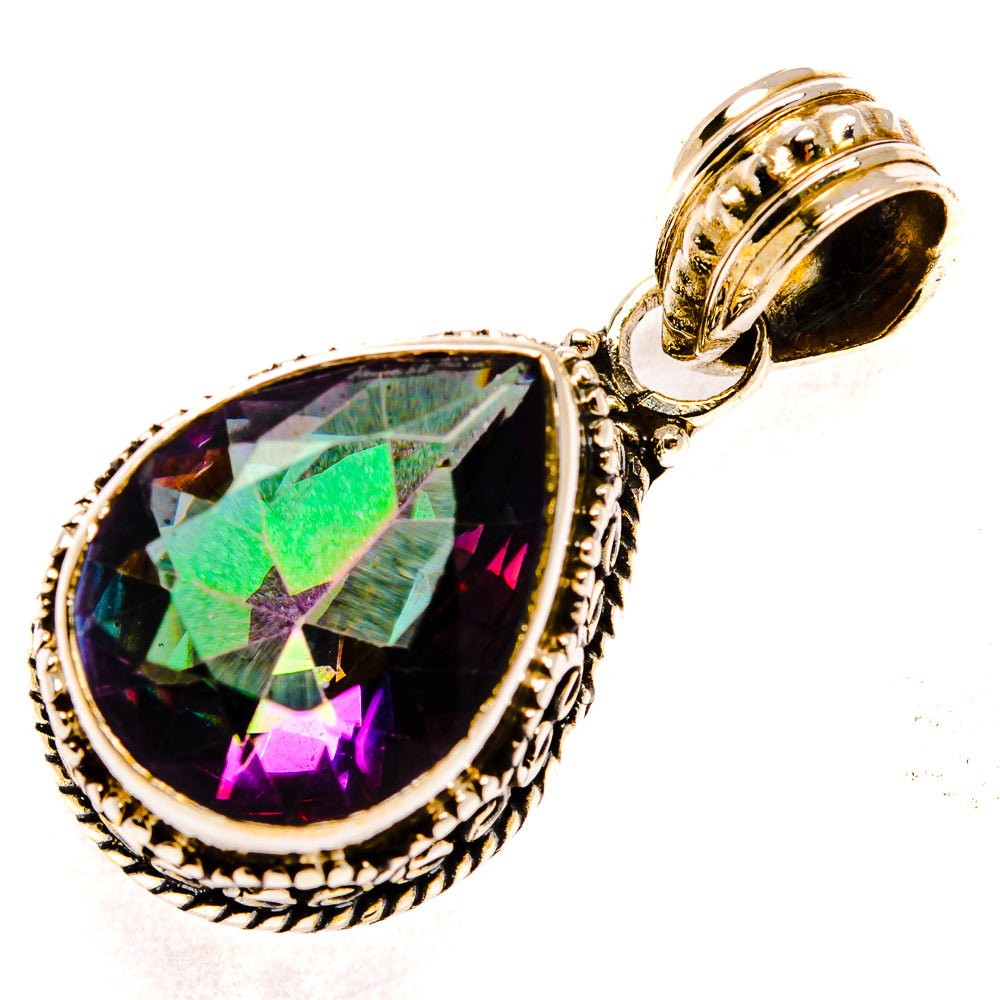 Mystic Topaz Pendants handcrafted by Anasilvercos - PD27552 - Photo 2