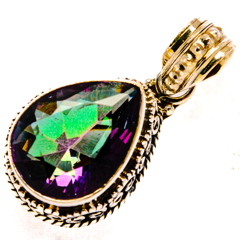 Mystic Topaz Pendants handcrafted by Anasilvercos - PD27554 - Photo 2