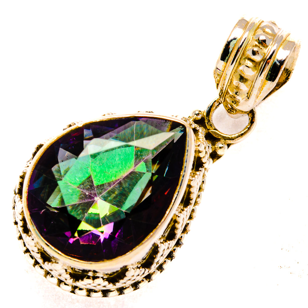 Mystic Topaz Pendants handcrafted by Anasilvercos - PD27555 - Photo 2