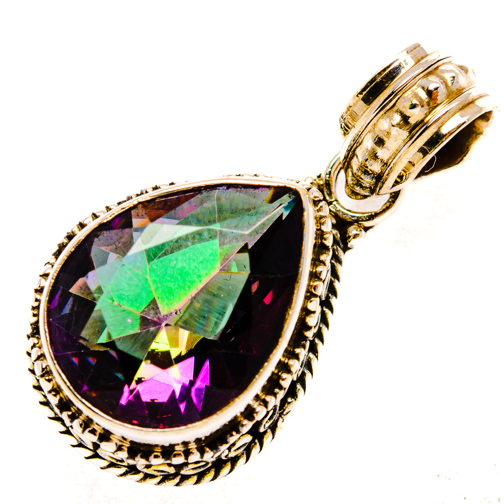 Mystic Topaz Pendants handcrafted by Anasilvercos - PD27556 - Photo 2