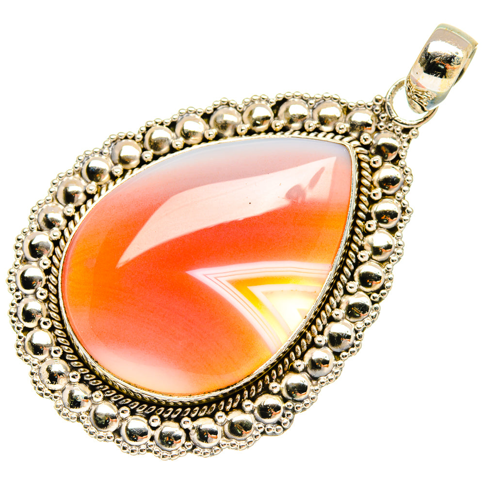 Botswana Agate Pendants handcrafted by Anasilvercos - PD27587 - Photo 2