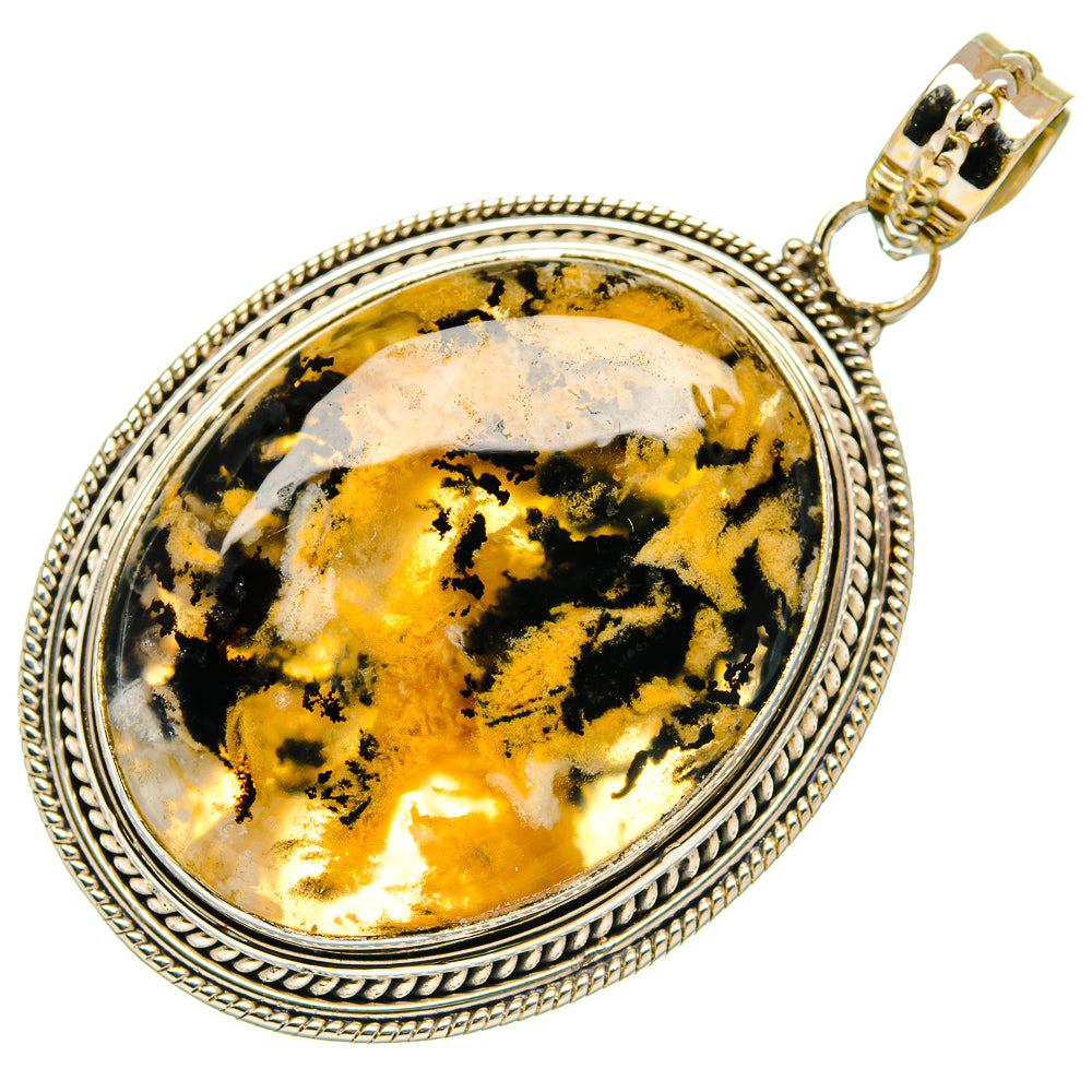 Plume Agate Pendants handcrafted by Anasilvercos - PD27589 - Photo 2