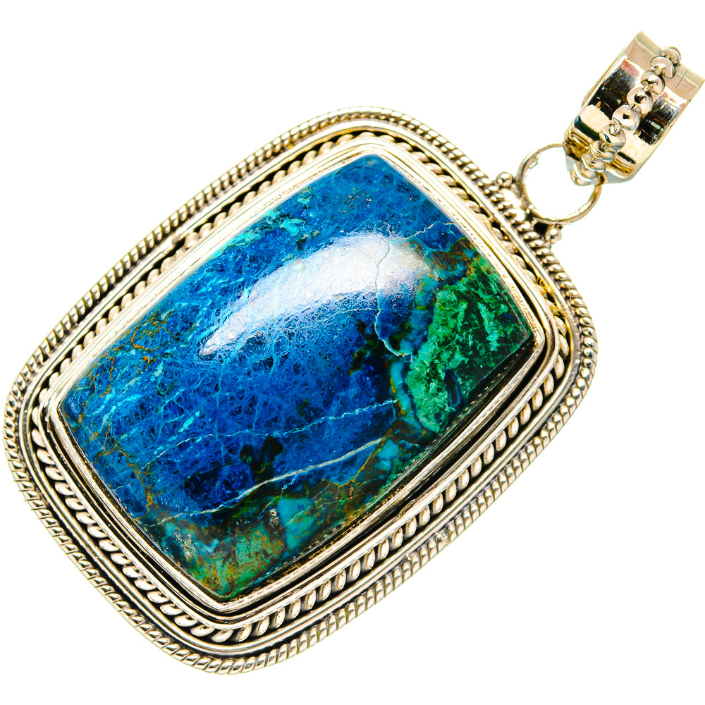 Chrysocolla Pendants handcrafted by Anasilvercos - PD27596 - Photo 2