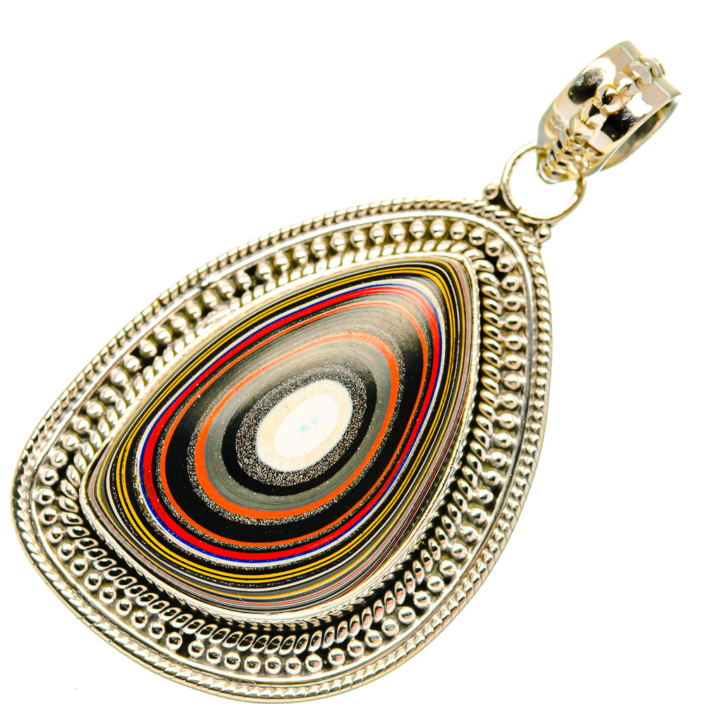 Fordite Pendants handcrafted by Anasilvercos - PD27601 - Photo 2