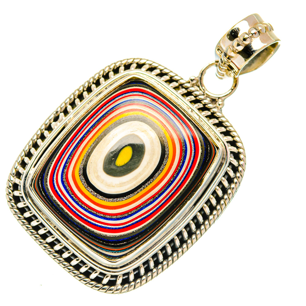 Fordite Pendants handcrafted by Anasilvercos - PD27603 - Photo 2