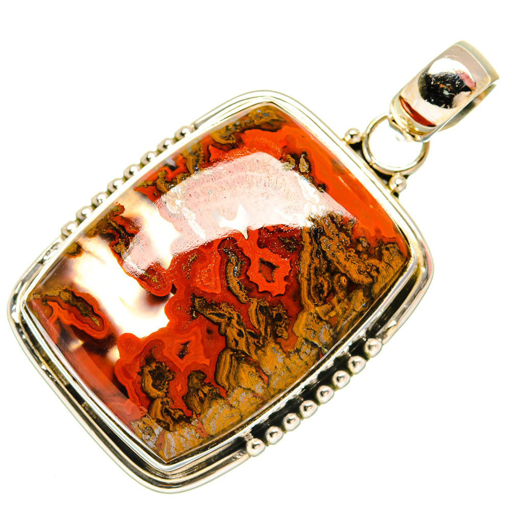 Moroccan Agate Pendants handcrafted by Anasilvercos - PD27610 - Photo 2