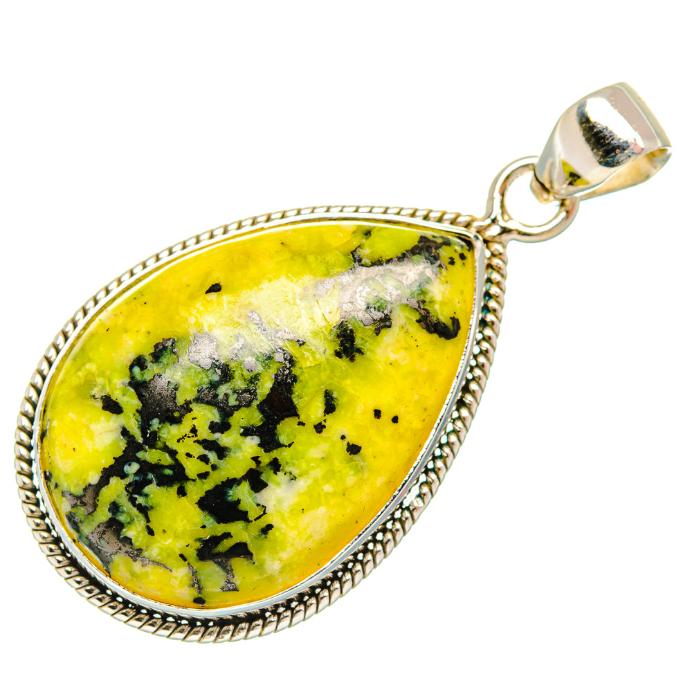 African Green Jasper Pendants handcrafted by Anasilvercos - PD27630 - Photo 2