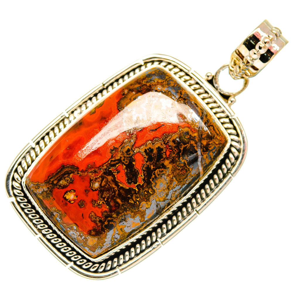 Moroccan Agate Pendants handcrafted by Anasilvercos - PD27636 - Photo 2