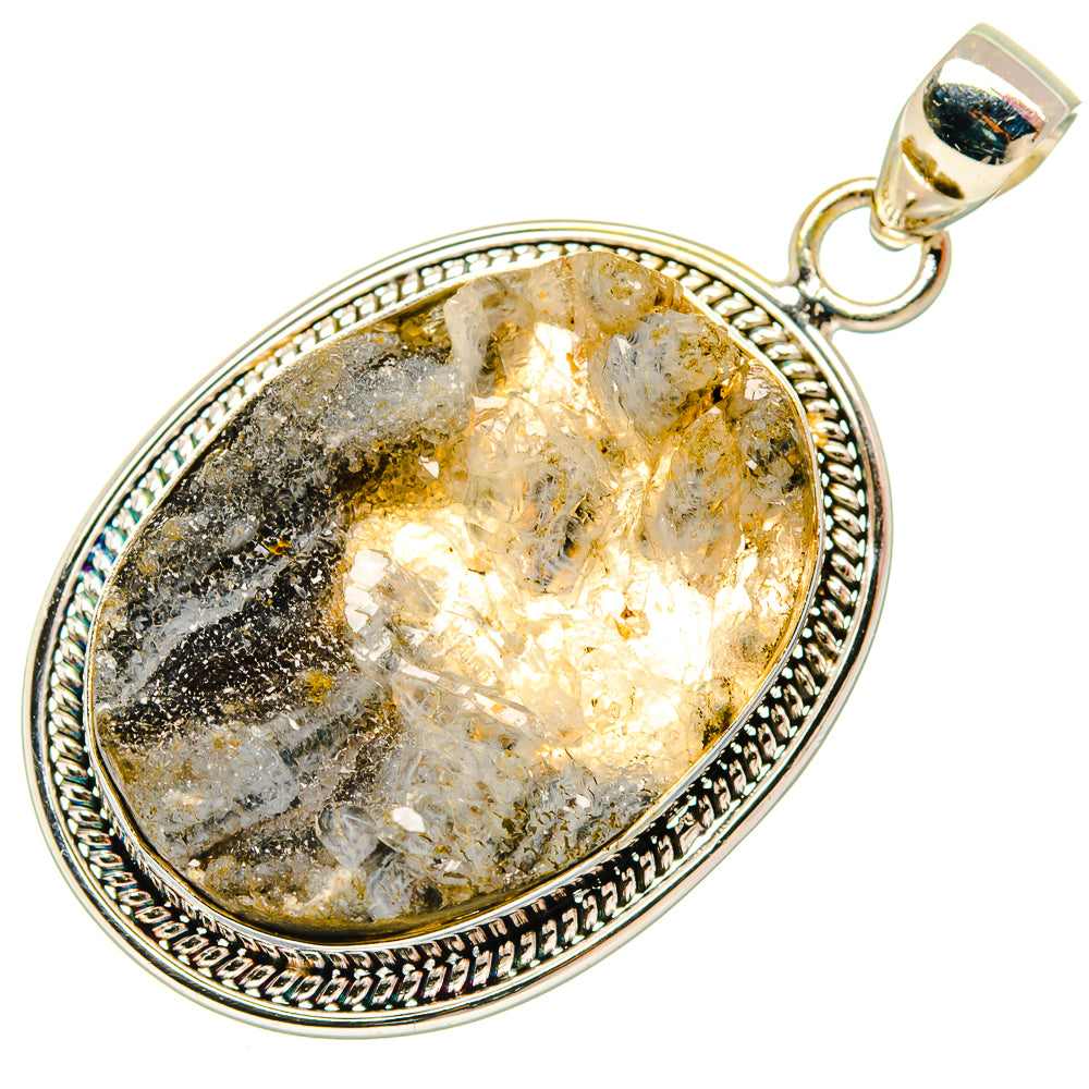 Desert Druzy Pendants handcrafted by Anasilvercos - PD27643 - Photo 2