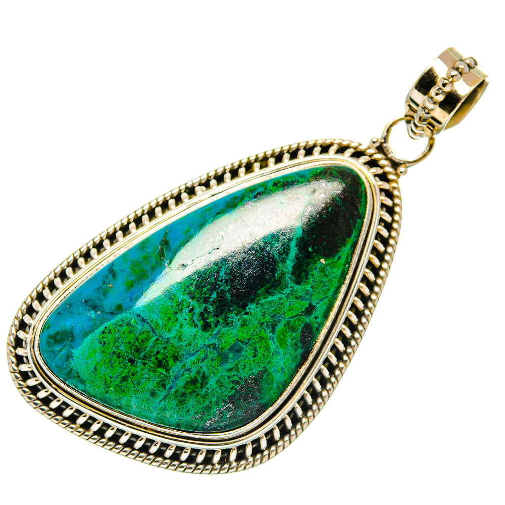 Chrysocolla Pendants handcrafted by Anasilvercos - PD27647 - Photo 2