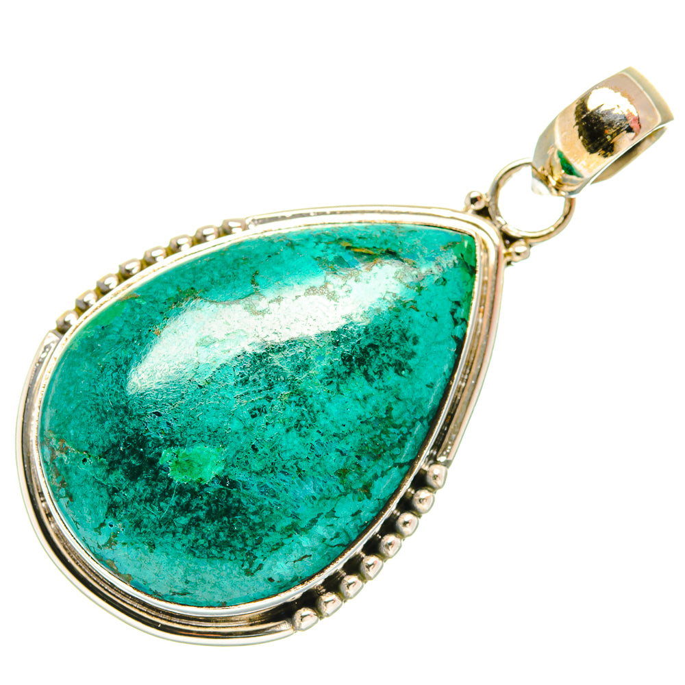 Chrysocolla Pendants handcrafted by Anasilvercos - PD27667 - Photo 2