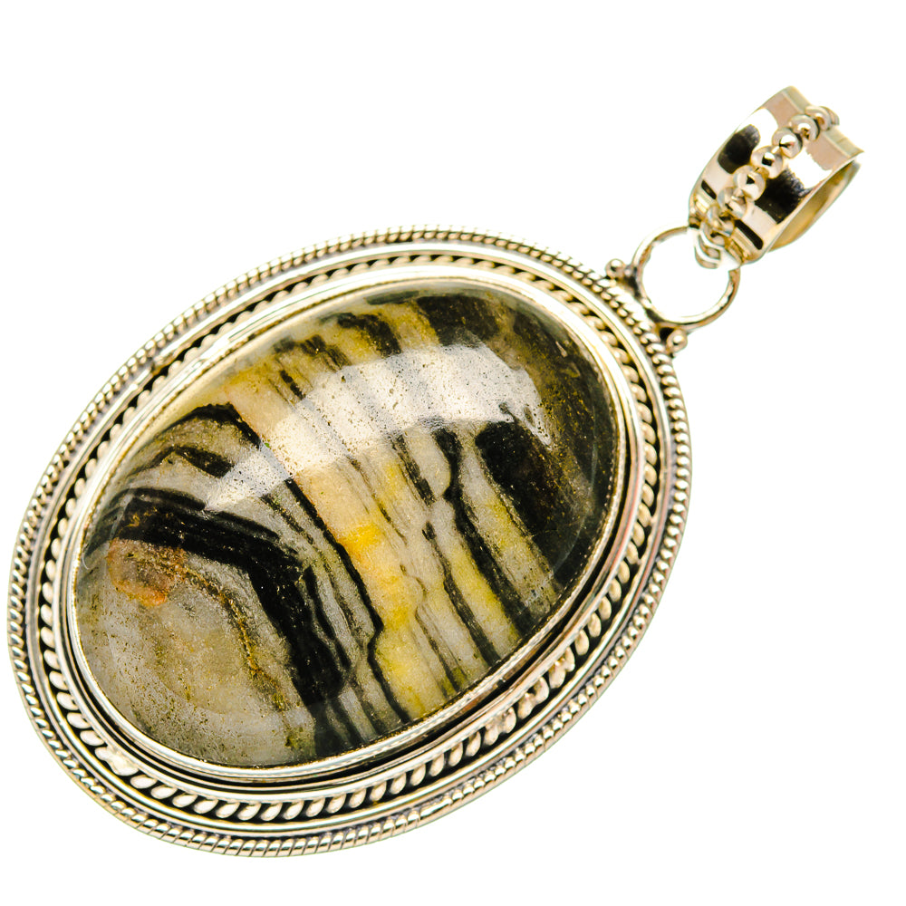 Pinolith Jasper Pendants handcrafted by Anasilvercos - PD27674 - Photo 2