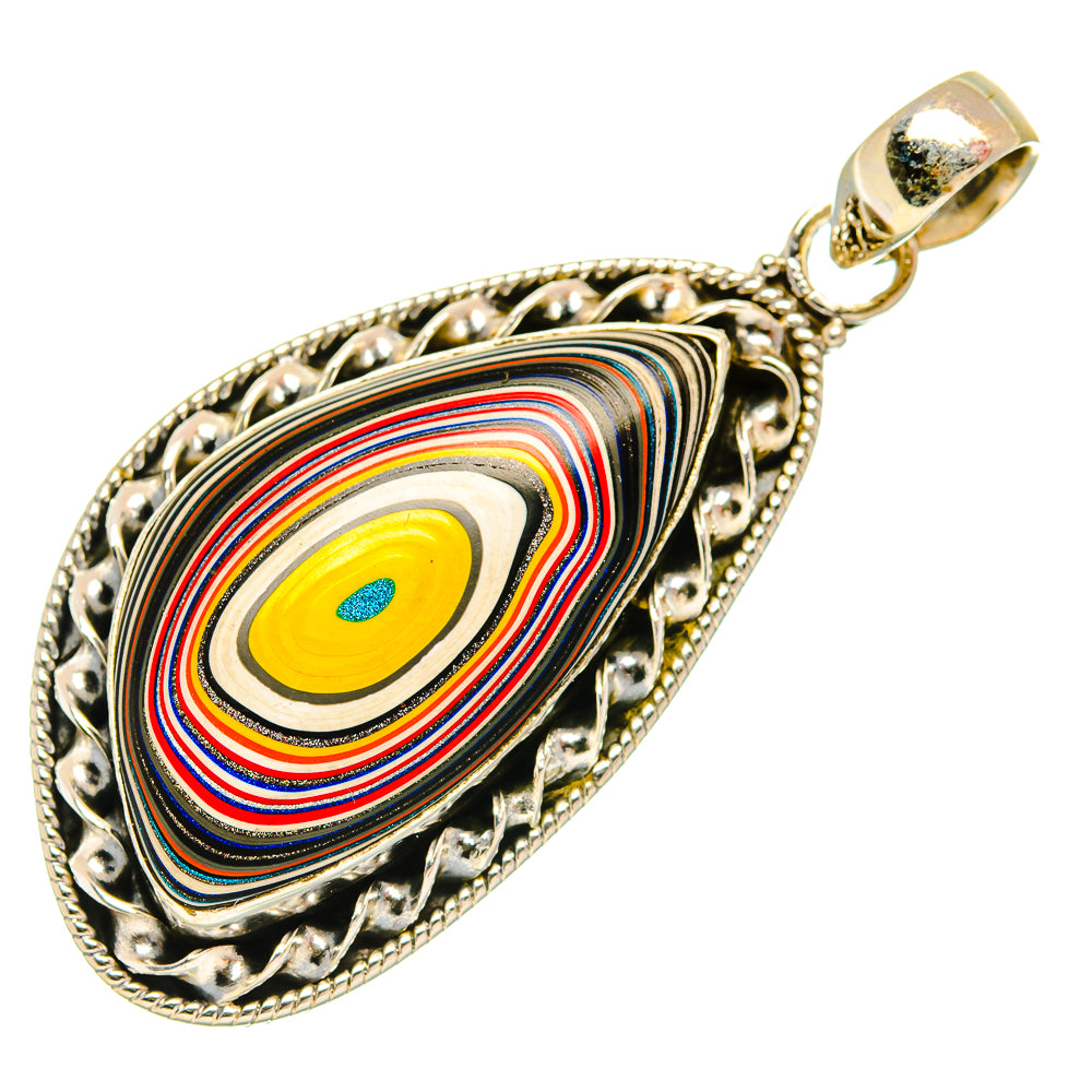 Fordite Pendants handcrafted by Anasilvercos - PD27676 - Photo 2